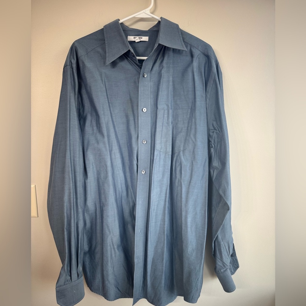 Murano Slate Blue Dress Shirt